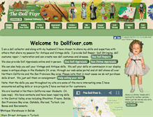 Tablet Screenshot of dollfixer.com